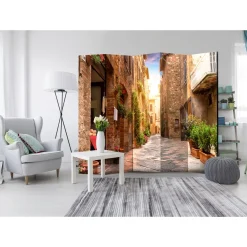 Rumsavdelare Arkiio Colourful Street in Tuscany II 225x172 cm