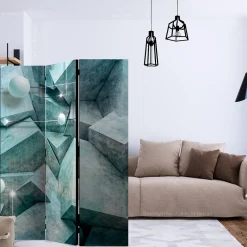 Rumsavdelare Arkiio Concrete Cubes Green 135x172 cm