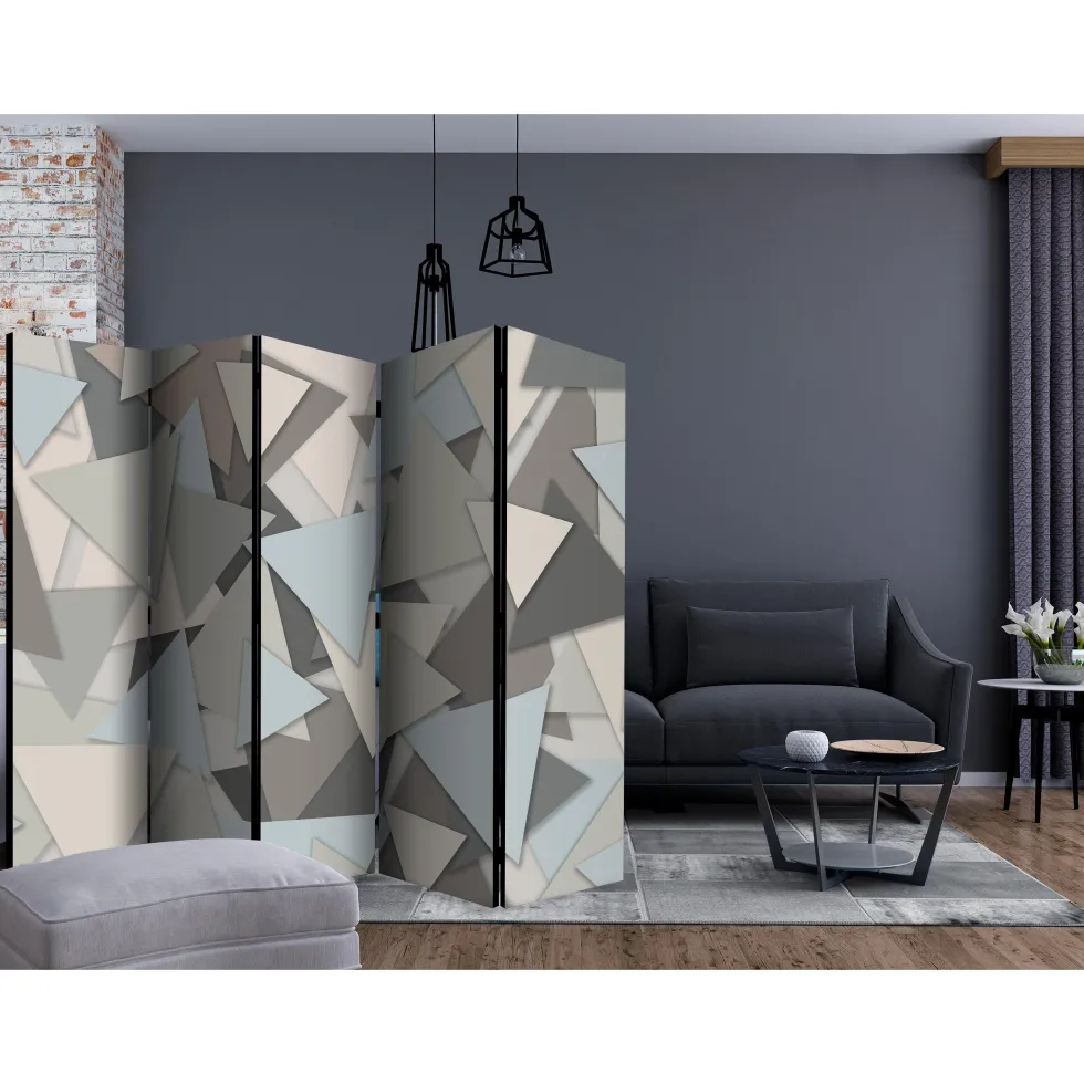 Rumsavdelare Arkiio Geometric Puzzle II Trianglar 225x172 cm