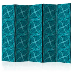 Rumsavdelare Arkiio Geometric Turquoise II 225x172 cm