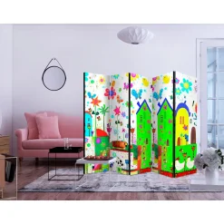 Rumsavdelare Arkiio Happy Farm II Flerfärgad 225x172 cm