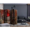 Rumsavdelare Arkiio Heart on Wooden Background II 225x172 cm
