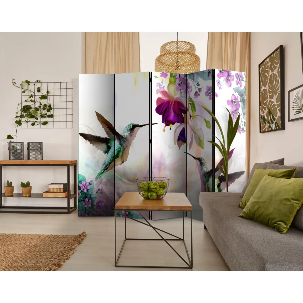 Rumsavdelare Arkiio Hummingbirds and Flowers II 225x172 cm