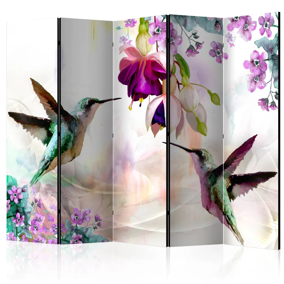 Rumsavdelare Arkiio Hummingbirds and Flowers II 225x172 cm