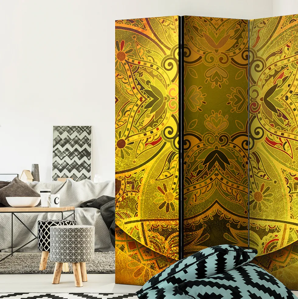Rumsavdelare Arkiio Mandala: Golden Power 135x172 cm