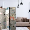 Rumsavdelare Arkiio Natural Pattern With Birds 135x172 cm