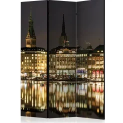 Rumsavdelare Arkiio Night In Hamburg 135x172 cm
