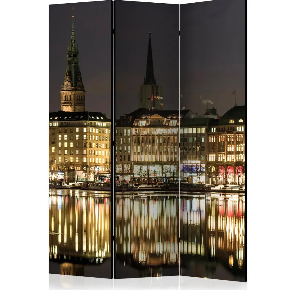 Rumsavdelare Arkiio Night In Hamburg 135x172 cm