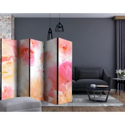Rumsavdelare Arkiio Pastel Peonies II 225x172 cm
