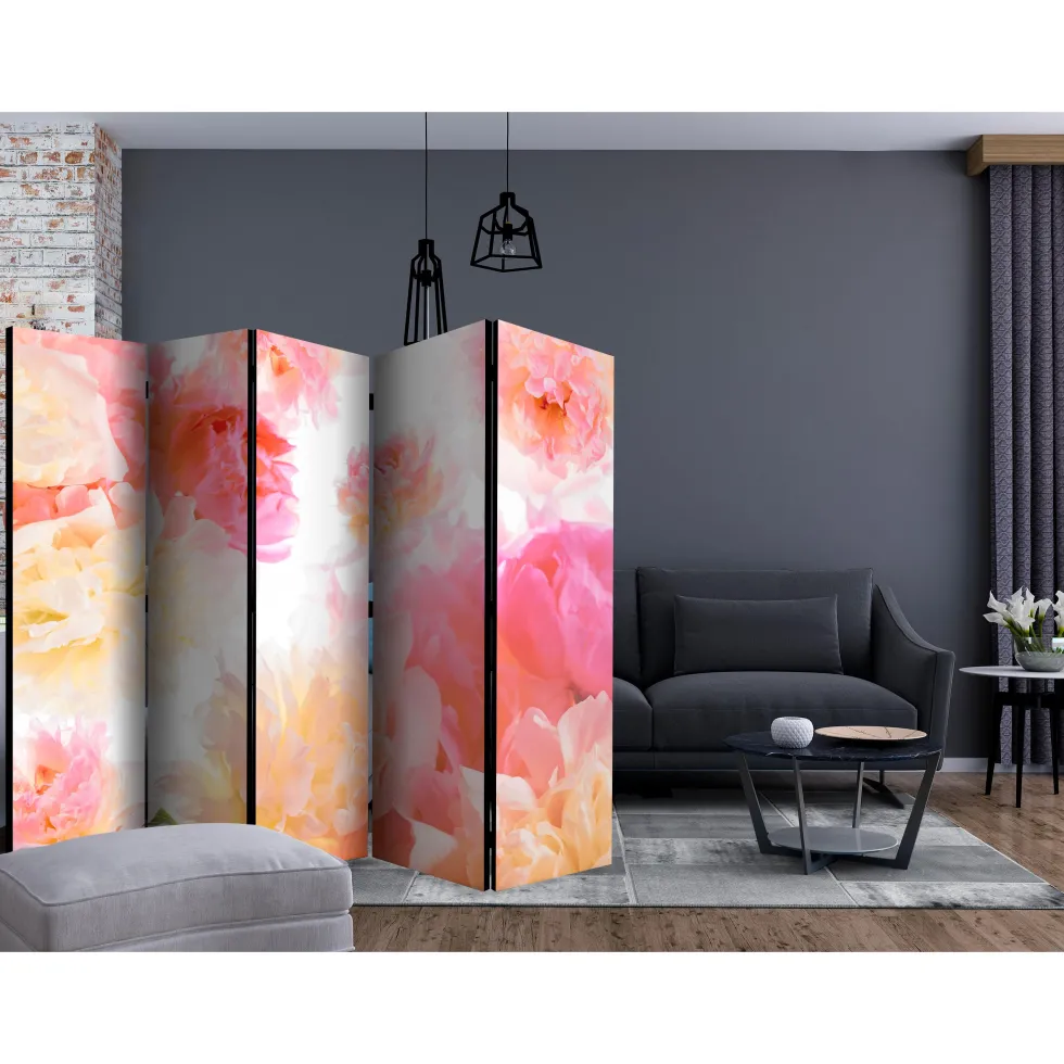 Rumsavdelare Arkiio Pastel Peonies II 225x172 cm