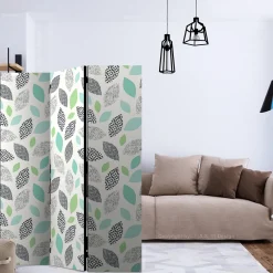 Rumsavdelare Arkiio Patterned Leaves 135x172 cm