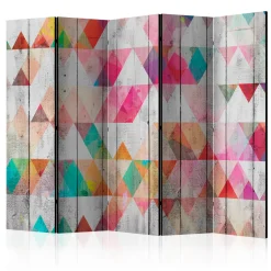 Rumsavdelare Arkiio Rainbow Triangles II 225x172 cm