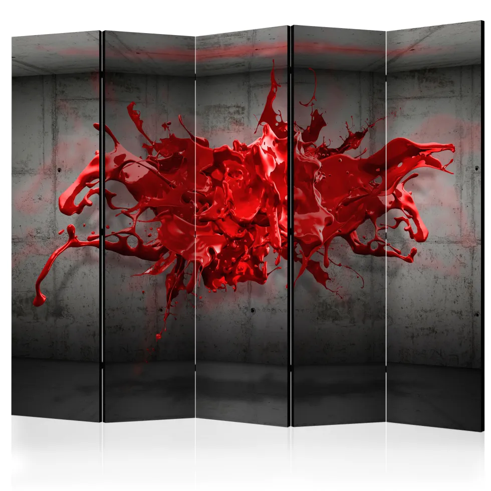 Rumsavdelare Arkiio Red Ink Blot II 225x172 cm