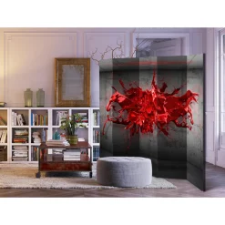 Rumsavdelare Arkiio Red Ink Blot II 225x172 cm