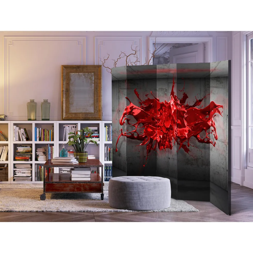 Rumsavdelare Arkiio Red Ink Blot II 225x172 cm