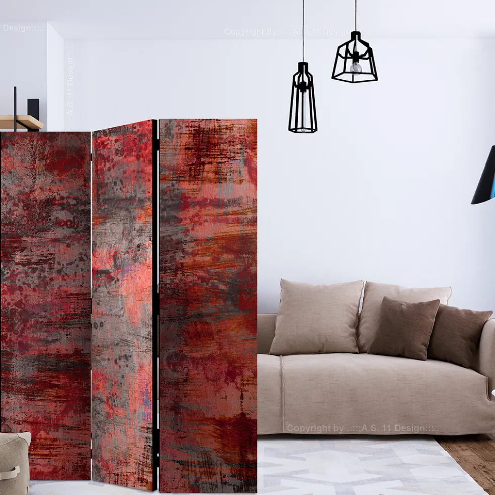 Rumsavdelare Arkiio Red Metal 135x172 cm
