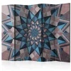 Rumsavdelare Arkiio Star Mandala Brown and Blue II 225x172 cm