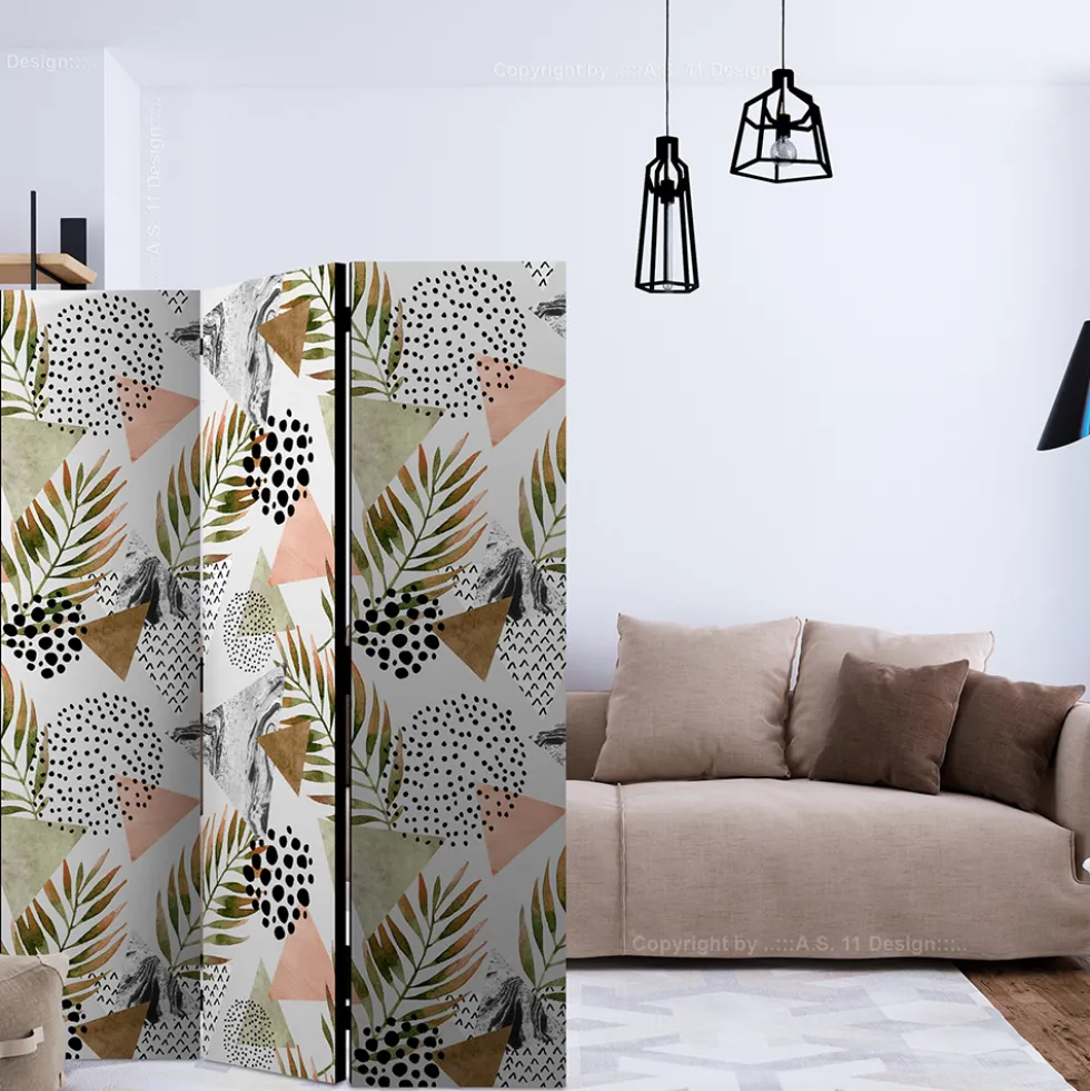 Rumsavdelare Arkiio Tropical Geometry 135x172 cm
