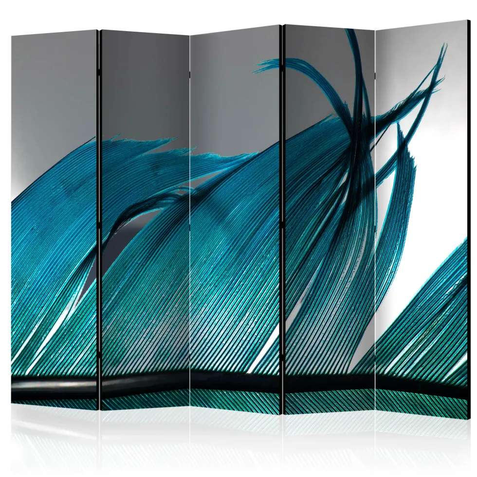 Rumsavdelare Arkiio Turquoise Feather II 225x172 cm