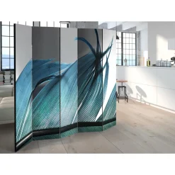 Rumsavdelare Arkiio Turquoise Feather II 225x172 cm