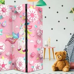 Rumsavdelare Arkiio Unicorn On Flowerbed 135x172 cm