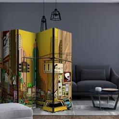 Rumsavdelare Arkiio Vibrant City NY II 225x172 cm
