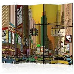 Rumsavdelare Arkiio Vibrant City NY II 225x172 cm