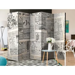 Rumsavdelare Arkiio Vintage Newspapers II 225x172 cm