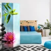 Rumsavdelare Arkiio Water Lily And Zen Stones 135x172 cm