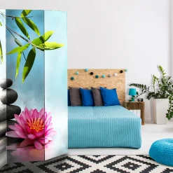 Rumsavdelare Arkiio Water Lily And Zen Stones 135x172 cm