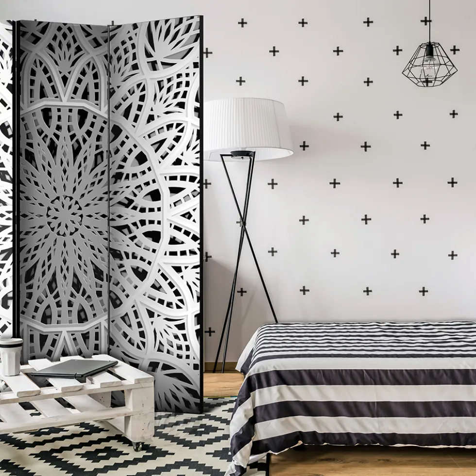 Rumsavdelare Arkiio White Mandala 135x172 cm