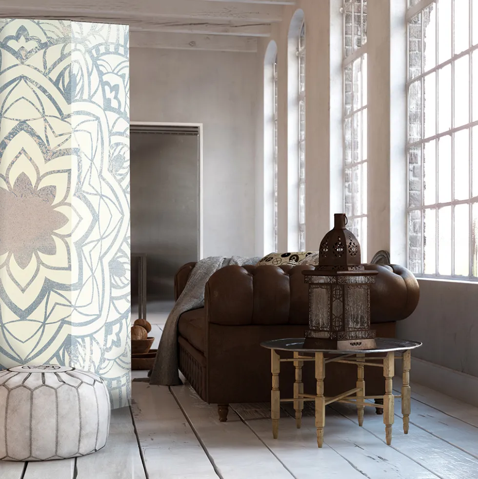 Rumsavdelare Arkiio Winter Mandala 135x172 cm