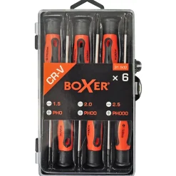 Set Boxer Med Precisionsskruvdragare 6-delar