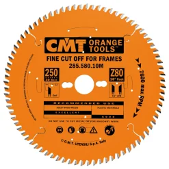 Sågklinga CMT Orange Tools 250x3,0x30 T80 Lister/MDF/PVC