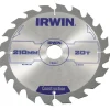 Sågklinga Irwin 210x30/20/16mm 20t 2,5mm