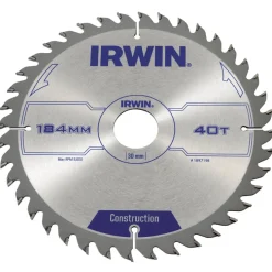 Sågklinga Irwin 184x30/20/16mm 40t 2,5mm