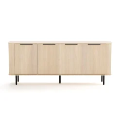 Sideboard Bark Kopparbo Ribbad med Förvaring 210 cm