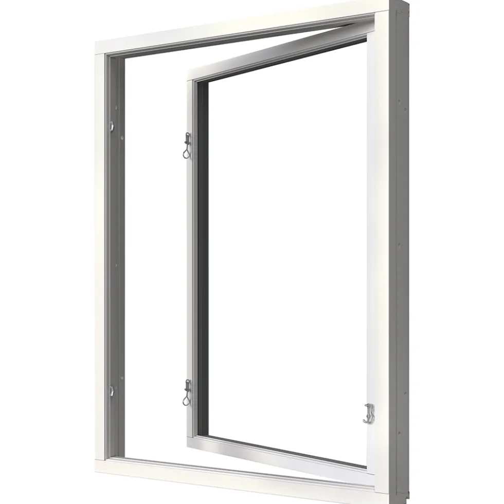 Sidohängt Fönster Elitfönster Elit Retro 3-Glas Aluminium