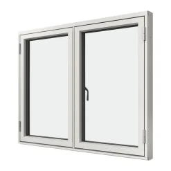 Sidohängt Fönster Elitfönster Original Aluminium 2-Luft