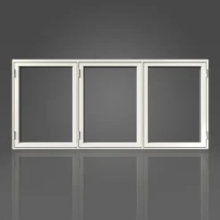 Sidohängt Fönster Elitfönster Original Aluminium 3-Luft