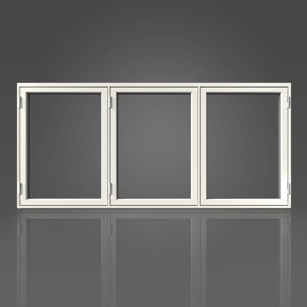 Sidohängt Fönster Elitfönster Original Aluminium 3-Luft