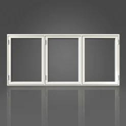 Sidohängt Fönster Elitfönster Original Aluminium 3-Luft
