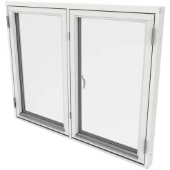 Sidohängt Fönster Outline 3-Glas Trä 2-Luft