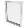 Sidohängt Fönster Outline 3-Glas Trä