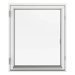 Sidohängt Fönster Outline 3-Glas Trä