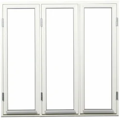 Sidohängt Fönster Outline 3-Glas Trä 3-Luft