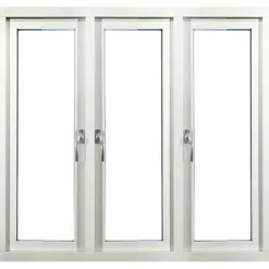 Sidohängt Fönster Outline 3-Glas Trä 3-Luft