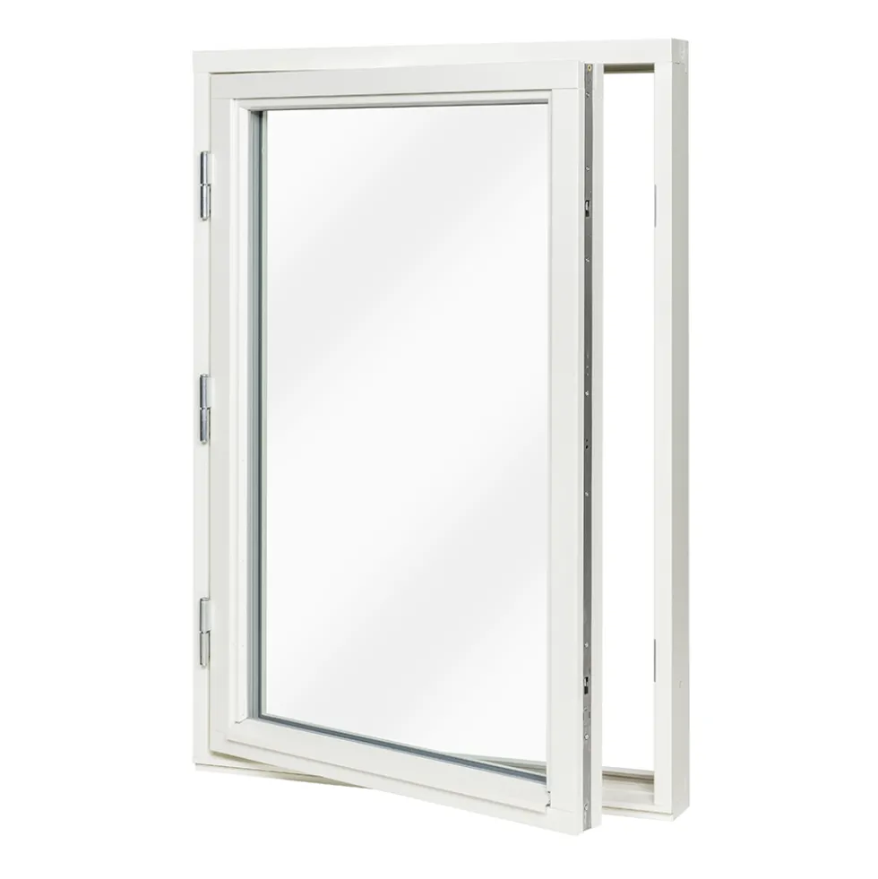 Sidohängt Fönster Sunnerbo Fönster 3-Glas Aluminium 1-Luft