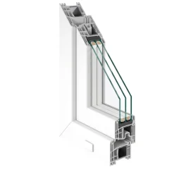 Sidohängt/Tilt Fönster Sveafönster Stabil PVC 3-glas