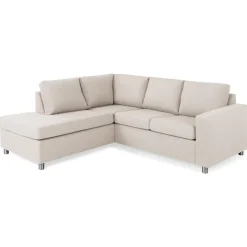 3-sitssoffa Basic Home Crazy L-formad Schäslong 227 cm
